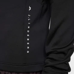 Vinnie Quarter Zip Mid Layer Svart>J.Lindeberg