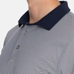 Virtue Polo Stripes Blå>Cutter & Buck Clearance