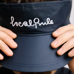Visor Italic Logo Blå>Local Rule Outlet