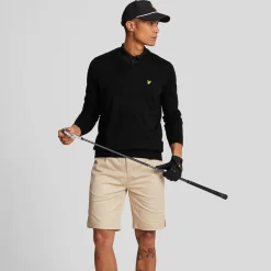 V-Neck Merino Blend Svart>Lyle & Scott Discount