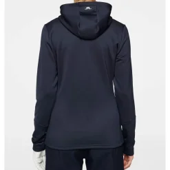 W Aerial Quarter Hood Blå>J.Lindeberg Sale