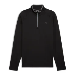 Waffle Fleece 1/4 Zip Svart>Puma Discount