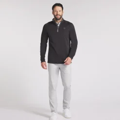 Waffle Fleece 1/4 Zip Svart>Puma Discount
