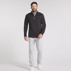Waffle Fleece 1/4 Zip Svart>Puma Discount