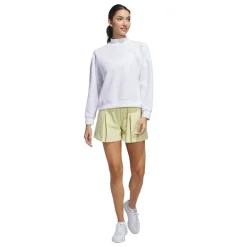 W Beyond Spacer Mock Layer Sweatshirt Vit>Adidas Outlet