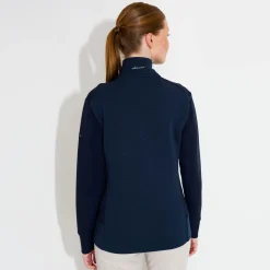 W Carden Midlayer Jkt Blå>Abacus New