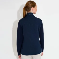 W Carden Midlayer Jkt Blå>Abacus New