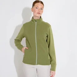 W Carden Midlayer Jkt Grön>Abacus Outlet