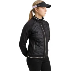 W Grove Hybrid Jacket Svart>Abacus Hot