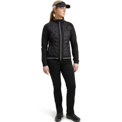 W Grove Hybrid Jacket Svart>Abacus Hot