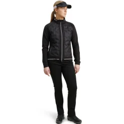 W Grove Hybrid Jacket Svart>Abacus Hot