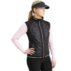 W Grove Hybrid Vest Svart>Abacus Discount