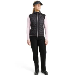 W Grove Hybrid Vest Svart>Abacus Discount