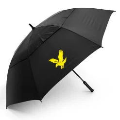Wind Proof Umbrella Svart>Lyle & Scott New