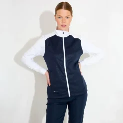W Kingsbarns Hybrid Jkt Blå>Abacus Discount
