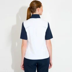 W Lanark Stretch Windshirt Vit>Abacus New