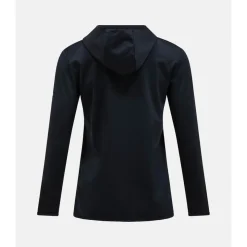 W Light Zip Hood Svart>Peak Performance Clearance