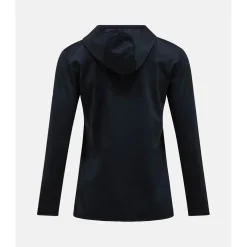 W Light Zip Hood Svart>Peak Performance Clearance