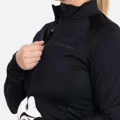 W Mid Layer Full-Zip 2.0 Svart>Bogeys & Birdies Best