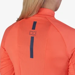 W Mid Layer LS Zip Röd>Bogeys & Birdies Online