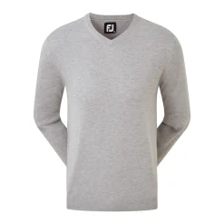 Wool Blend V-Neck Grå>FootJoy Clearance
