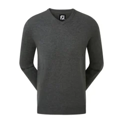 Wool Blend V-Neck Grå>FootJoy Outlet