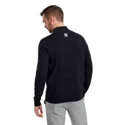 Wool Blend 1/2 Zip Blå>FootJoy Hot