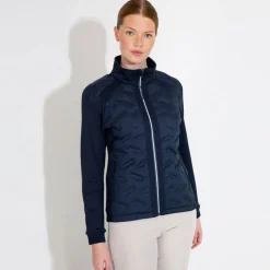 W Portrush Hybrid Jacket Blå>Abacus New