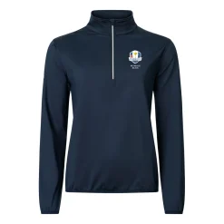 W Rc25 Cradoc Halfzip Fleece Blå>Abacus Sale