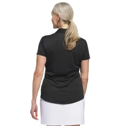 W Solid Performance Short Sleeve Polo Shirt Svart>Adidas Discount