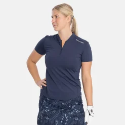 W Tech Blade V-Neck Tee 2.0 Blå>Bogeys & Birdies Outlet
