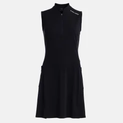 W Tech Dress Zip Collar Svart>Bogeys & Birdies