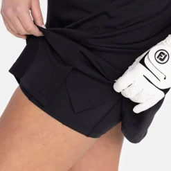 W Tech Dress Zip Collar Svart>Bogeys & Birdies