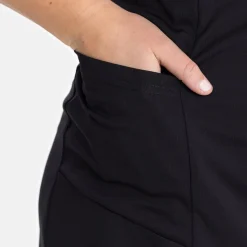 W Tech Dress Zip Collar Svart>Bogeys & Birdies