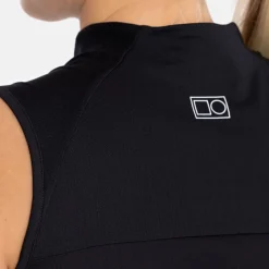 W Tech Dress Zip Collar Svart>Bogeys & Birdies