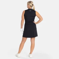 W Tech Dress Zip Collar Svart>Bogeys & Birdies