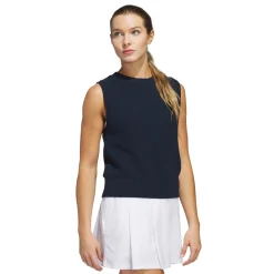 W Ultimate Knit Tour Vest Blå>Adidas New