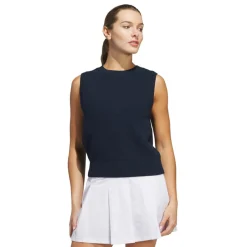 W Ultimate Knit Tour Vest Blå>Adidas New