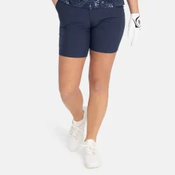 W 4-Way Stretch Short Blå>Bogeys & Birdies