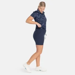 W 4-Way Stretch Short Blå>Bogeys & Birdies