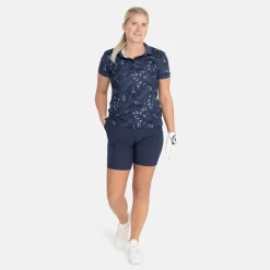 W 4-Way Stretch Short Blå>Bogeys & Birdies