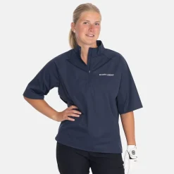 W Windbreaker SS 1/4 Zip Blå>Bogeys & Birdies Sale