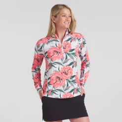 W You-V Beautiful Game 1/4 Zip>Puma Hot