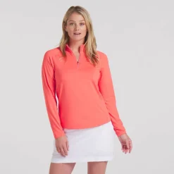 W You-V Solid 1/4 Zip>Puma Clearance
