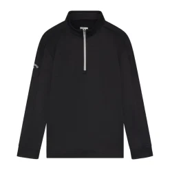 Youth Ls 1/4 Zip Hex Fleece Svart>Callaway Best