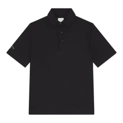 Youth Unisex Solid Polo Svart>Callaway