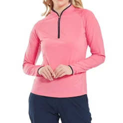 1/4 Zip Ls Sun Protection Shirt>FootJoy Clearance