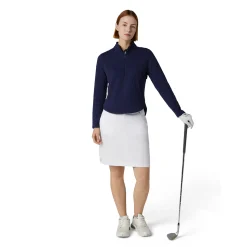 1/2 Zip Quilted Knit Blå>Callaway Outlet