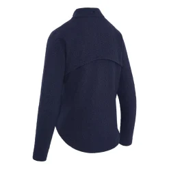 1/2 Zip Quilted Knit Blå>Callaway Outlet